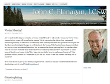 Tablet Screenshot of johncflanaganlcsw.com